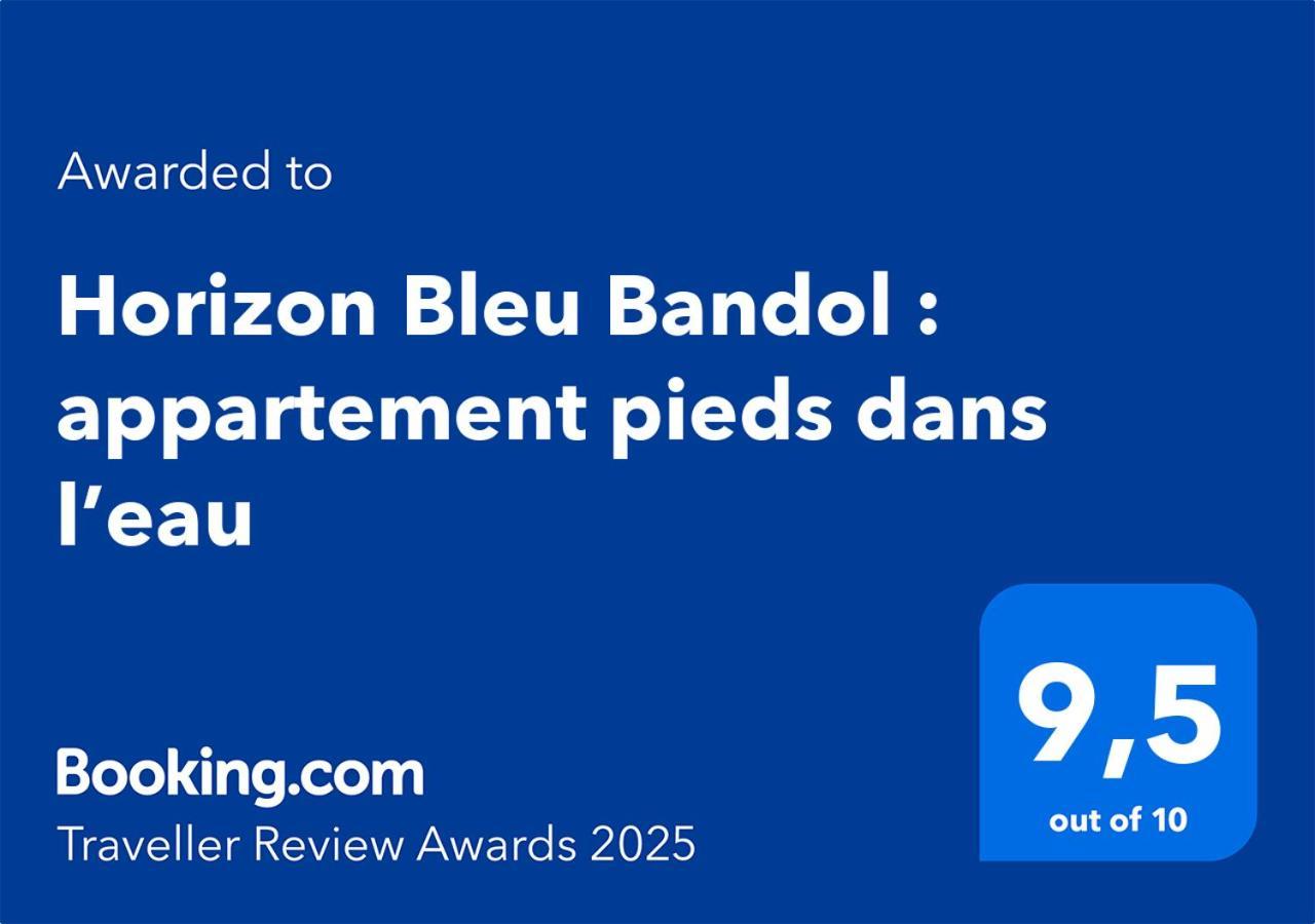 Horizon Bleu Bandol : Appartement Pieds Dans L'Eau Exterior foto